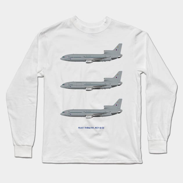 RAF tristars Long Sleeve T-Shirt by SteveHClark